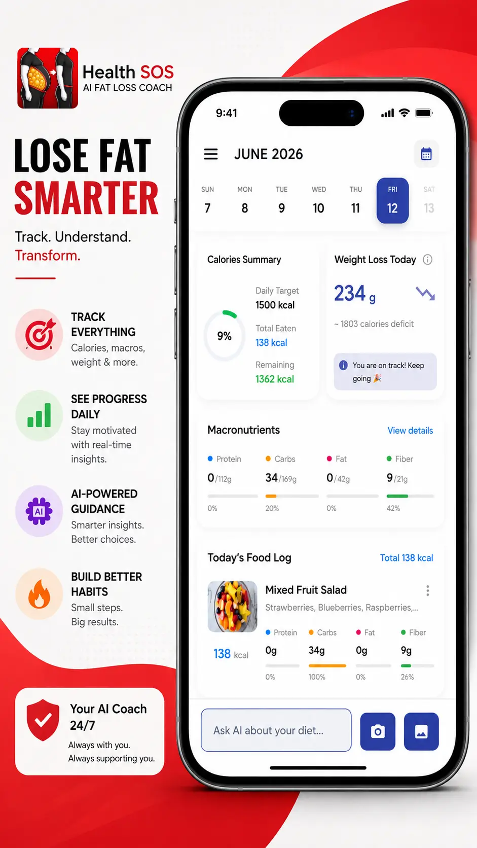 Chat-Based Calorie Logger.